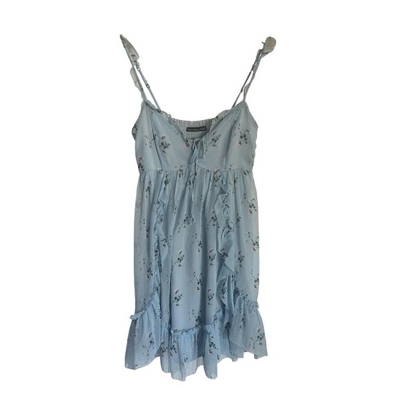 Abercrombie & Fitch Dresses & Skirts - Abercrombie & Fitch Womens Dress, Blue Babydoll Mini Flowy Tiered Coquette Small